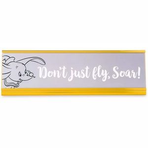 Disney Nameplate - Dumbo - Don't Just Fly Soar